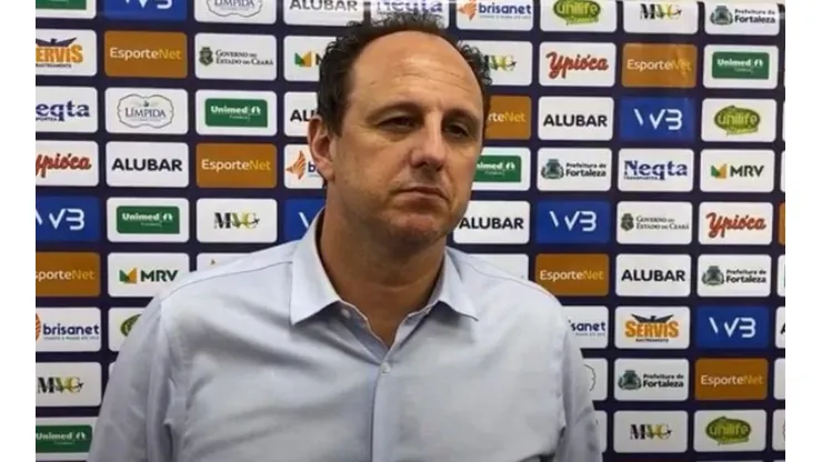 Rogério Ceni elogia meio-campista do Fortaleza após jogo contra o Grêmio