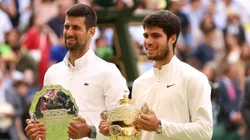 Djokovic e Alcaraz farão grande final de Wimbledon (Foto: Clive Brunskill/Getty Images)