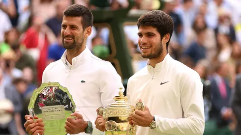 Djokovic e Alcaraz farão grande final de Wimbledon (Foto: Clive Brunskill/Getty Images)