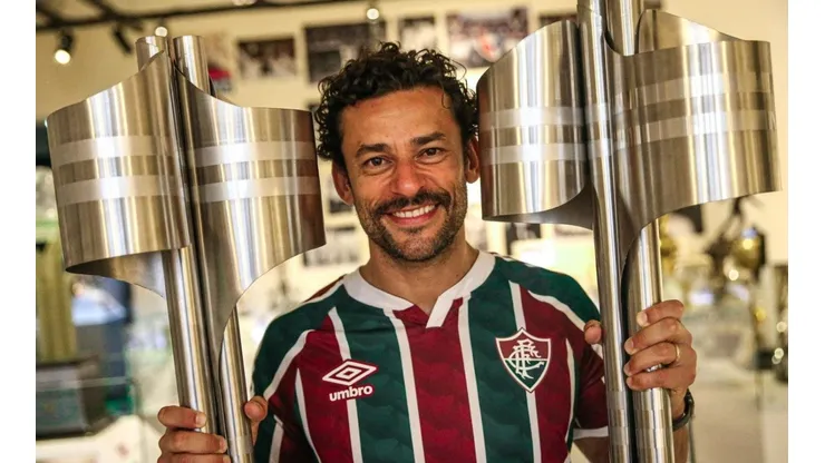 Volta de Fred foi muito comemorada pelos torcedores - Foto: Lucas Merçon/Fluminense.