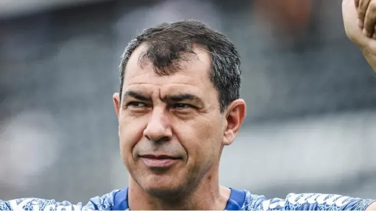 Foto: Reinaldo Campos/AGIF - Fábio Carille, técnico do Santos