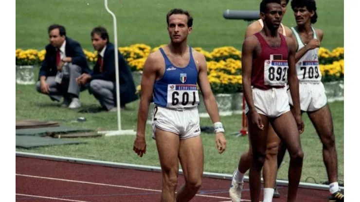 Donato Sabia foi medalhista de ouro no Campeonato Europeu indoor em Gotemburgo, na Suécia - (twitter/Coninews)