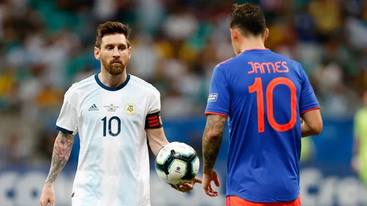 Argentina e Colômbia na final da Copa América . Foto: Wagner Meier/Getty Images
