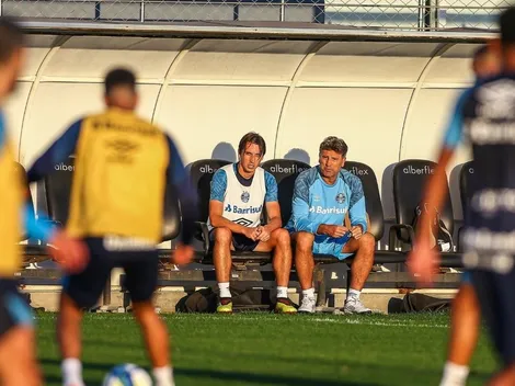 Em treino sem Geromel, Renato recebe reforço de peso