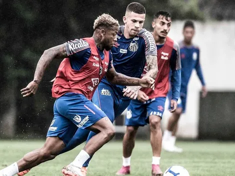 Santos teve novidades no treino desta quinta-feira (5)