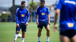 Robinho e Edilson: desfalques (Foto: Bruno Haddad/Cruzeiro/Divulgação)