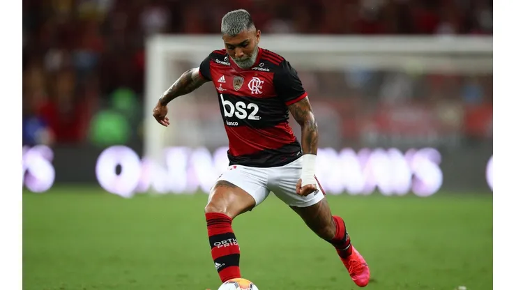 Gabigol, o autor do primeiro gol do Flamengo - GettyImages