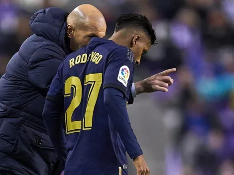 Zidane explica motivo para deixar Rodrygo de fora em mais um compromisso