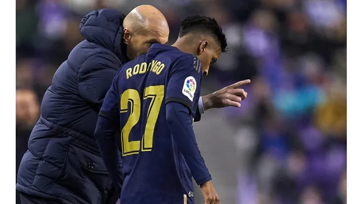 Zidane explica motivo para deixar Rodrygo de fora em mais um compromisso