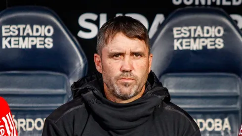 Eduardo Coudet, técnico do Internacional, antes da partida contra o Belgrano no estádio Mario Kempes pela Copa Sul-Americana. Foto: Lucas Gabriel Cardoso/AGIF