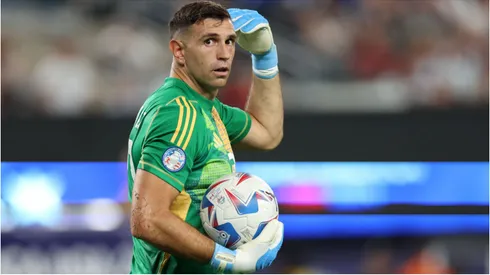 Foto:Elsa/Getty Images - Dibu Martinez