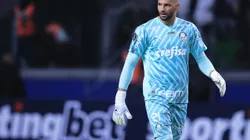 Weverton com a camisa do Palmeiras