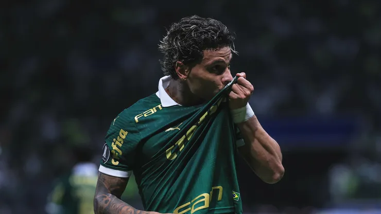 Richar Ríos atuando pelo Palmeiras. Foto: Ettore Chiereguini/AGIF