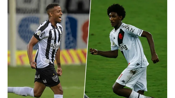 Atlético-MG x Vasco se enfrentam neste domingo, às 20h30, no Mineirão - (Getty Images)