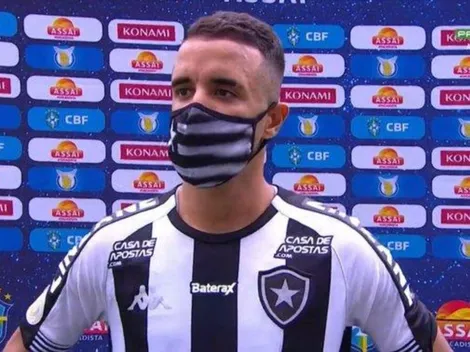 Caio Alexandre lamenta mais um empate do Botafogo no Brasileirão