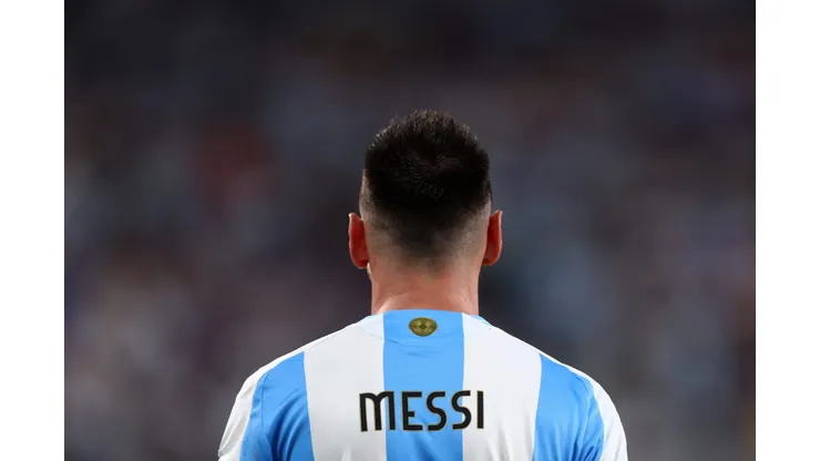 Messi atuando pela Argentina durante a Copa América. (Foto de Maddie Meyer/Getty Images)
