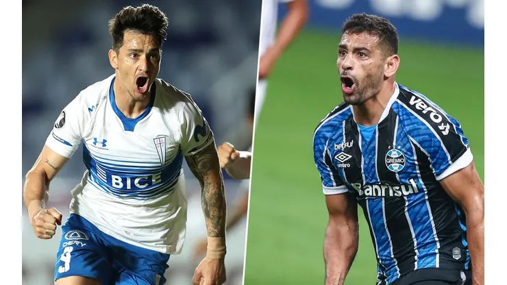 Grêmio e Universidad Católica entram em campo pela Libertadores - (Getty Images)