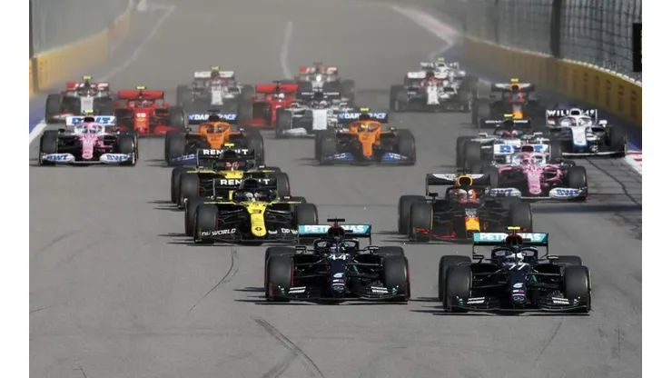 Largada GP da Rússia. (Foto: Getty Images)