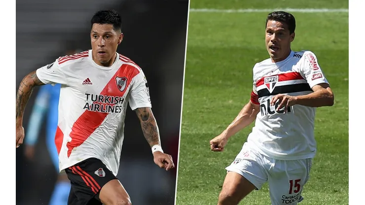 São Paulo e River Plate se enfrentam no estádio do Morumbi - (Foto: Getty Images)