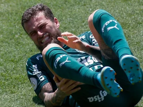 Lucas Lima não sai do hotel com trauma no pé e preocupa Palmeiras