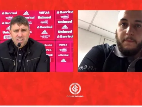 Coudet se irrita com pergunta e dá 'patada' em jornalista