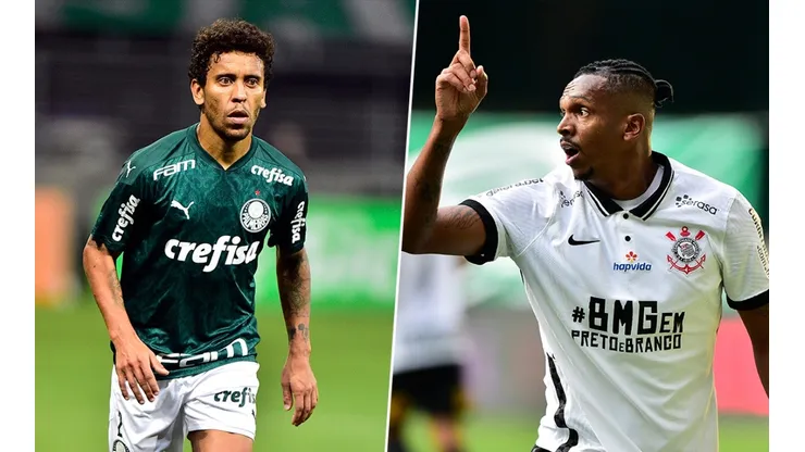 O confronto entre Corinthians e Palmeiras pela nona rodada do Brasileirão - (Getty Images)