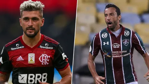 Bruno Henrique e Nene. (Foto: Getty Images)