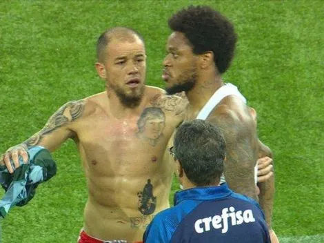 Discussão entre Matheus Jussa e Luiz Adriano repercute no Internacional