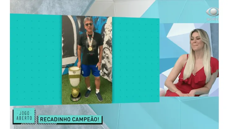 Renato Portaluppi não perde oportunidade de 'zoar' Renata Fan