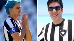 Dupla fez postagens e agitou os torcedores do Glorioso.