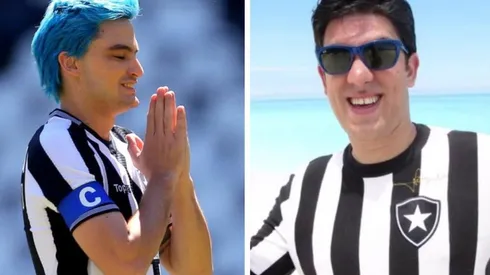 Dupla fez postagens e agitou os torcedores do Glorioso.