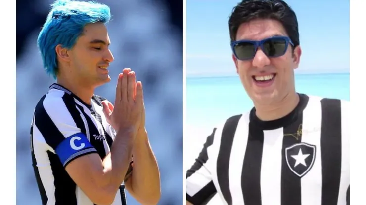 Dupla fez postagens e agitou os torcedores do Glorioso.