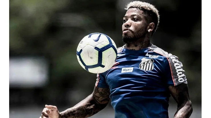Marinho pode desfalcar o Santos contra o Flamengo
