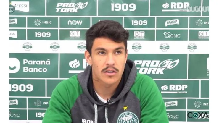 "Coritiba pode surpreender muita gente", acredita Matheus Bueno