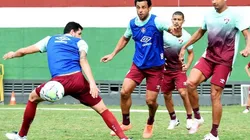 Fred e Hudson se recuperam de lesão e podem jogar contra o Figueirense