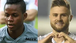 Montagem/Fotos: Bruno Cantini/Atlético/Divulgação e Ivan Sartori/Santos/Divulgação