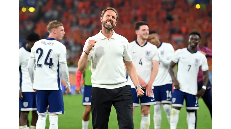 Inglaterra classificou com virada histórica no final do jogo da semifinal da Eurcopa. (Foto de Stu Forster/Getty Images)