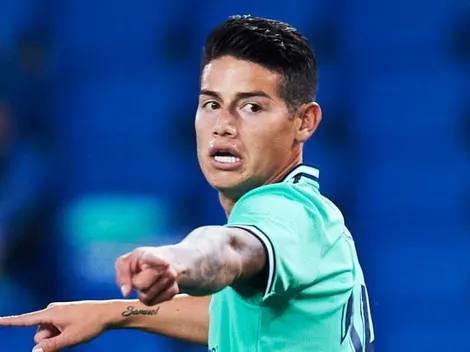 Presidente do Atlético de Madrid endereça notícias sobre James Rodríguez