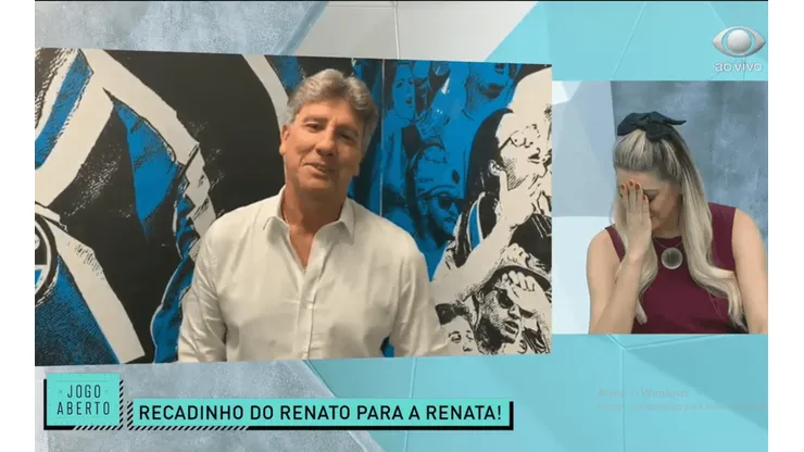 Renato Portaluppi provoca Renata Fan após Gre-Nal