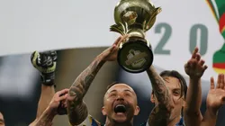 Everton se emociona em despedida do Grêmio