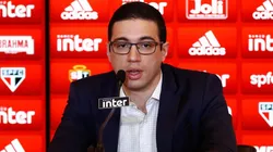 Pássaro protege Diniz e "ataca" jogadores do São Paulo