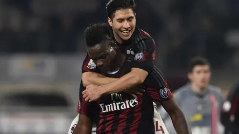 José Mauri e Balotelli eram parceiros no Milan.