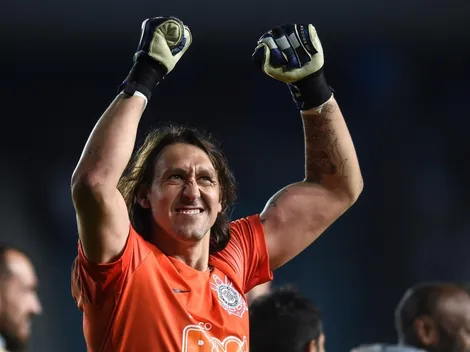 Cássio faz "pouco caso" sobre pichação na Arena