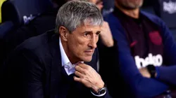 Quique Setién rebate Messi e fala em tom de despedida no Barcelona