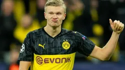 Haaland vem com uma média absurda de gols na Bundesliga.