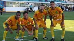 Oyama (2° da esq. para dir.) se destacou pelo Mirassol no Paulistão e entrou na mira do Sport