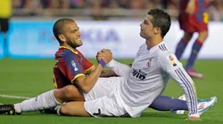 Daniel Alves não perde a chance de provocar CR7