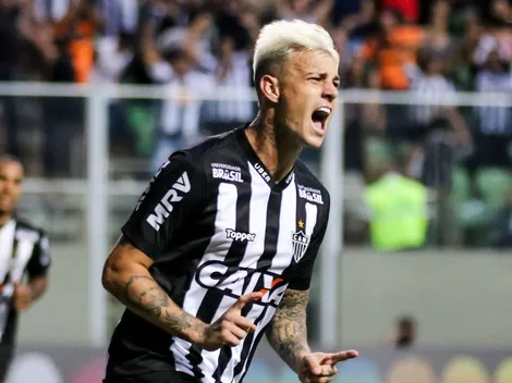 Róger Guedes entra no clima da torcida do Atlético