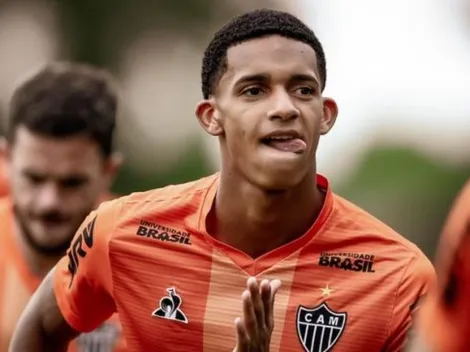 Dylan e mais um chamam atenção nos treinos do Galo