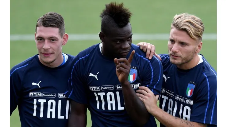 Belotti, Balotelli e Immobile, pela Itália.